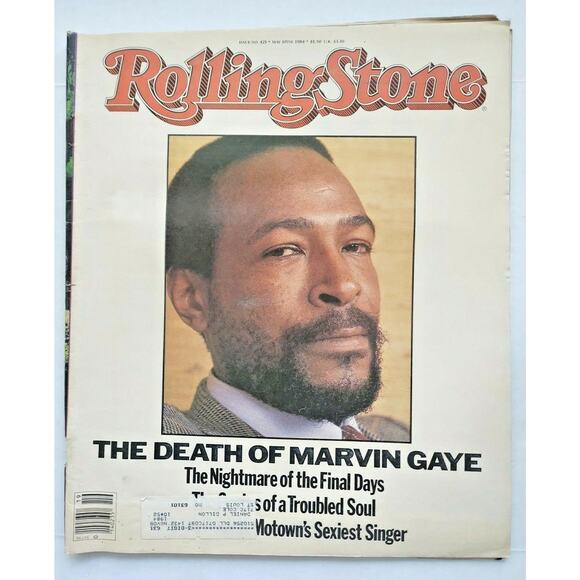 Unbranded Other - Rolling Stone Magazine Issue #421 The Death of Mavin Gaye 5/10/84 M25